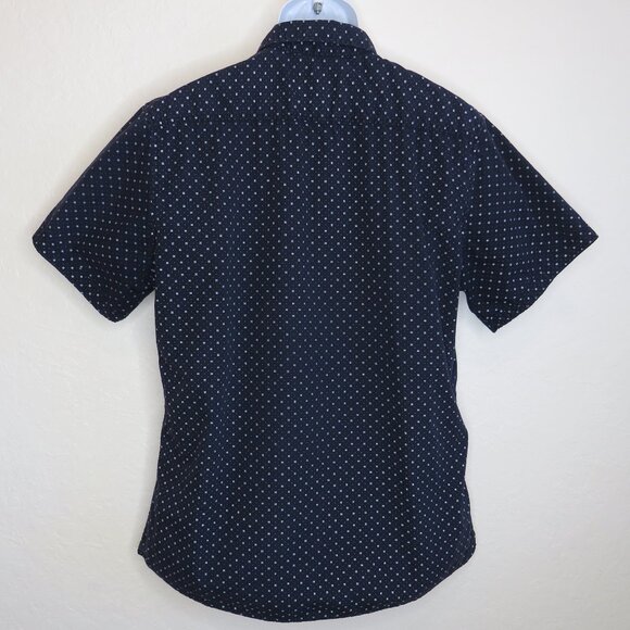 Hudson Barrow NYC* Men's Short Sleeve Button Down Single Pocket BOHO Shirt~ XL - Picture 2 of 10